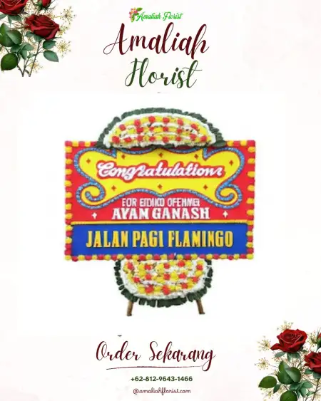 Sewa Papan Bunga Rutong