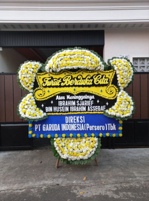 Papan Bunga Duka di Rutong