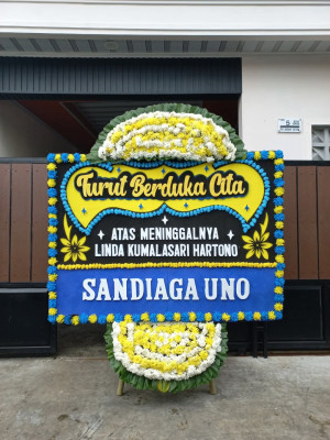 Papan Bunga Duka di Rutong